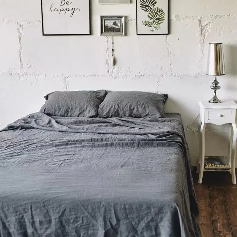 Soren Washed Flax-Linen Sheet Set