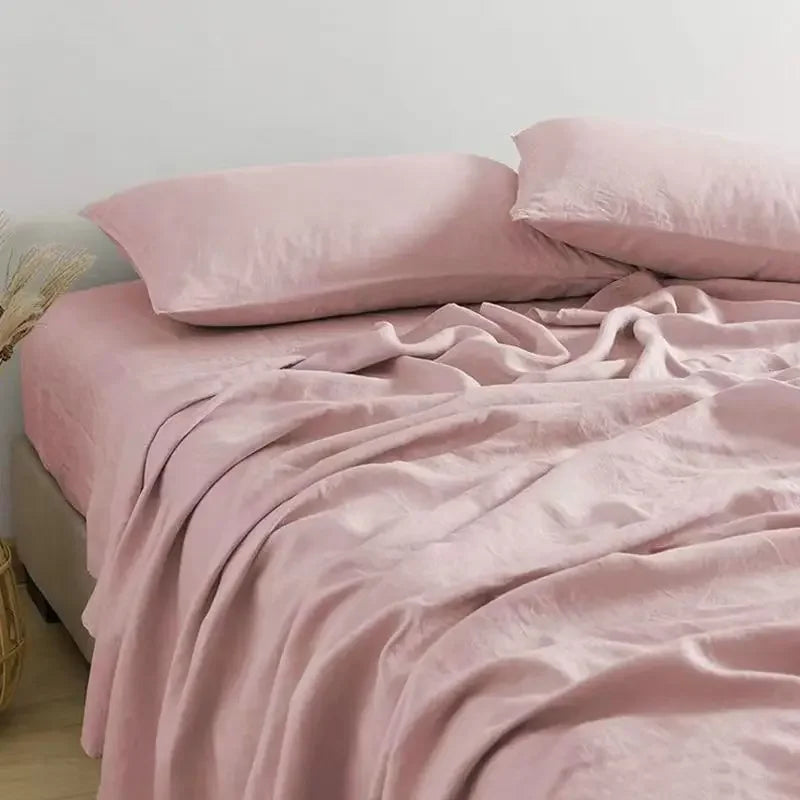 Soren Washed Flax-Linen Sheet Set