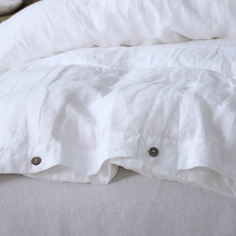 Elodie French Linen Duvet Cover
