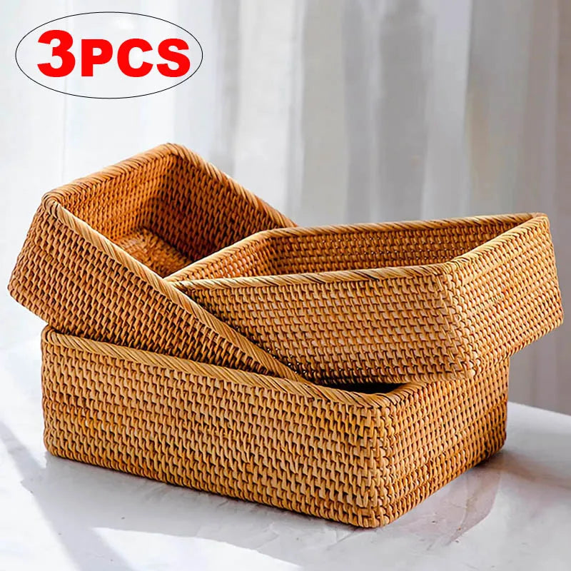 Reed Handwoven Rattan Organizer