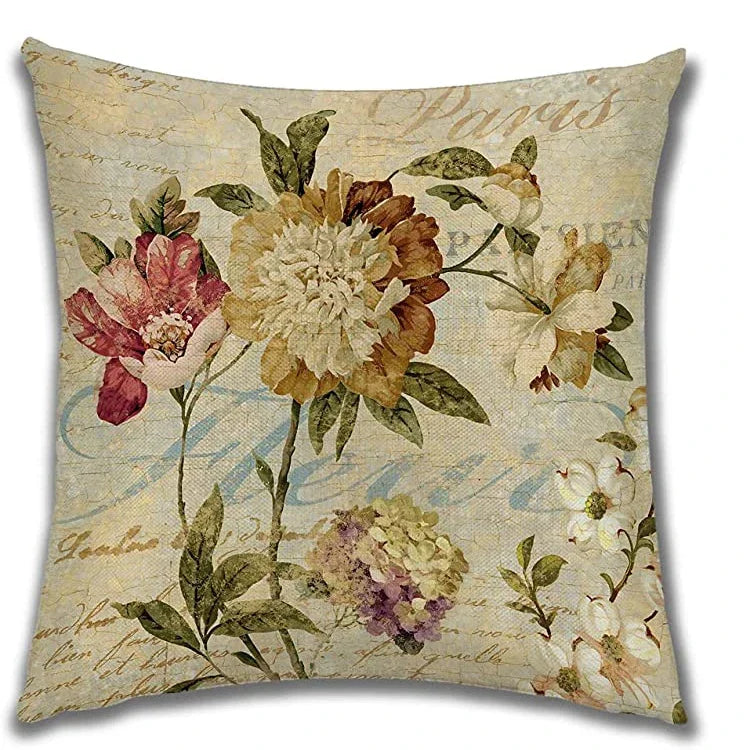 Posy Vintage Floral Cushion Cover