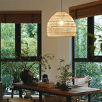 Cleo Handwoven Rattan Dome Pendant