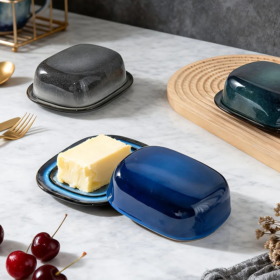 Etta Kiln-Glazed Butter Dish