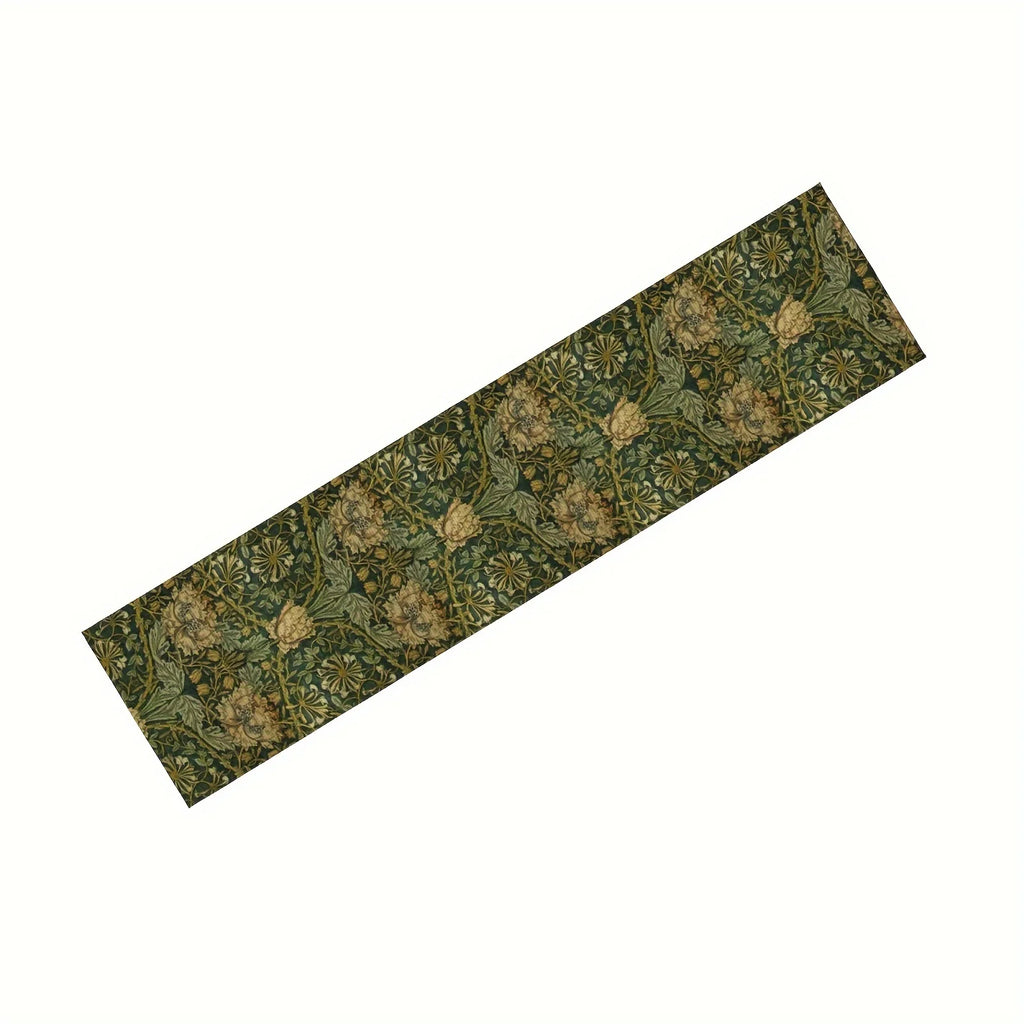 Flora Botanical Linen Table Runner
