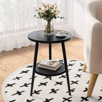 Tobin Two-Tier Wooden Side Table