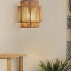 RattanGlow Wall Lamp — product detail view 3