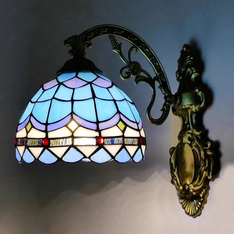 Odette Stained Glass Wall Sconce