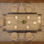 Hollis 71-Inch Storage Dining Table