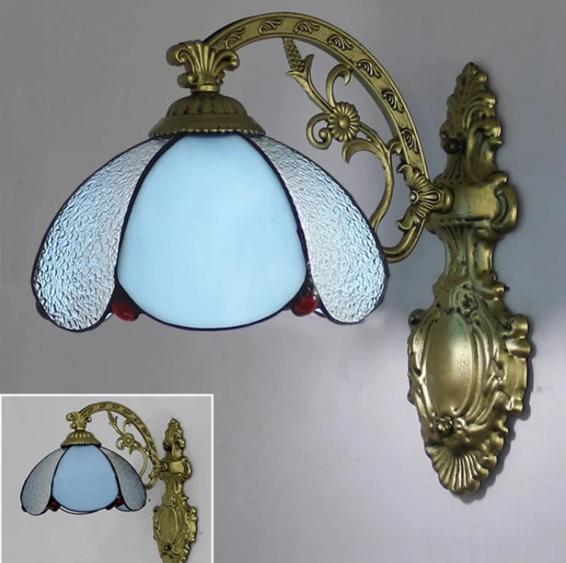 Odette Stained Glass Wall Sconce