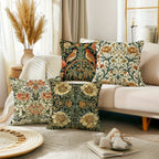 Meadow Botanical Linen Pillow Cover
