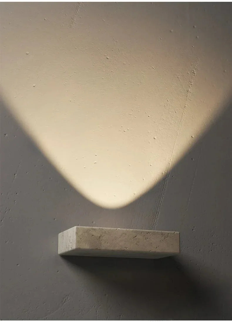 Soren Travertine Wall Sconce