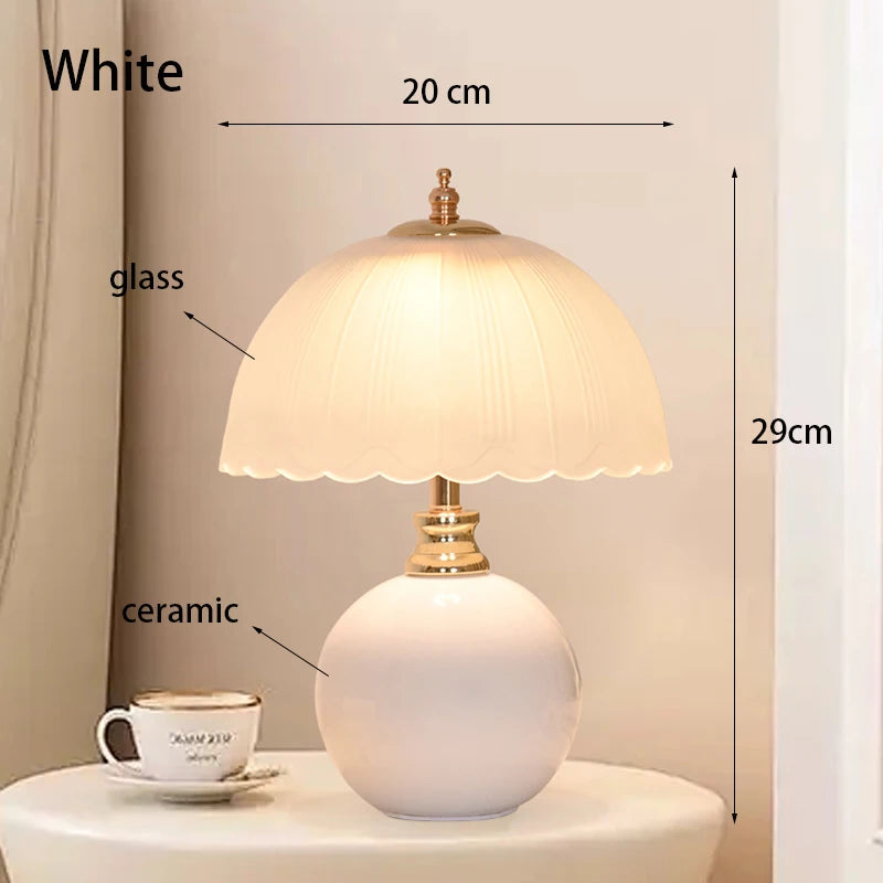 Nori Ceramic & Glass Book Lamp