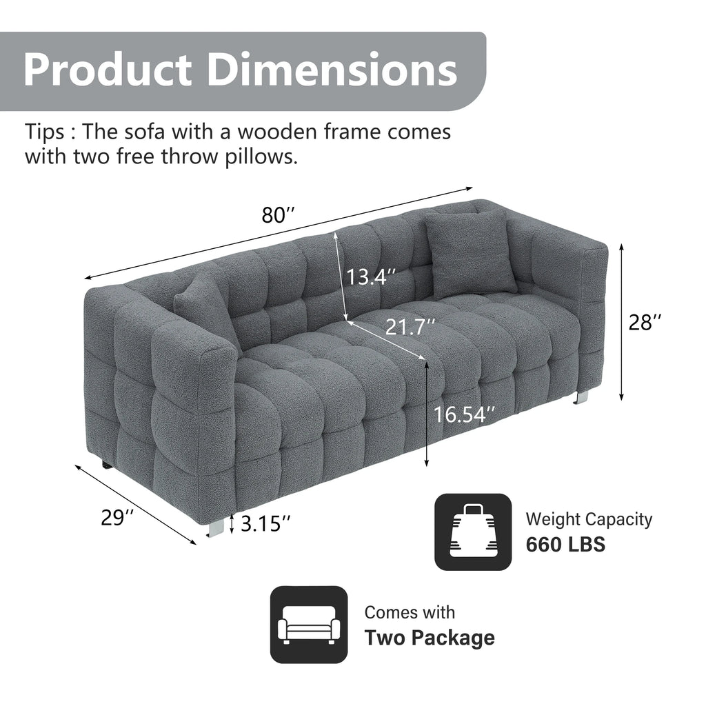 Poppy Teddy Fleece Sofa