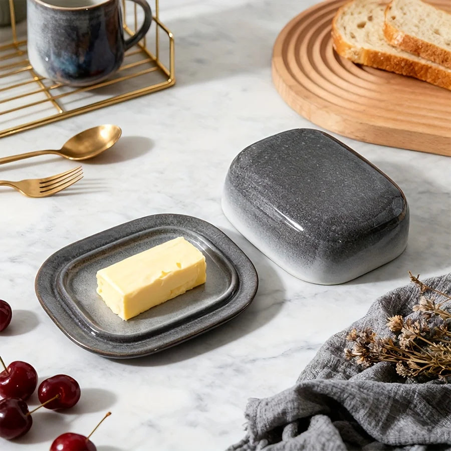 Etta Kiln-Glazed Butter Dish