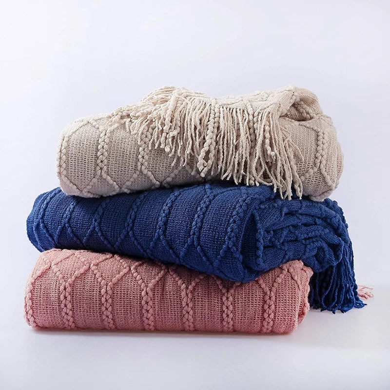 Freya Nordic Tassel Throw