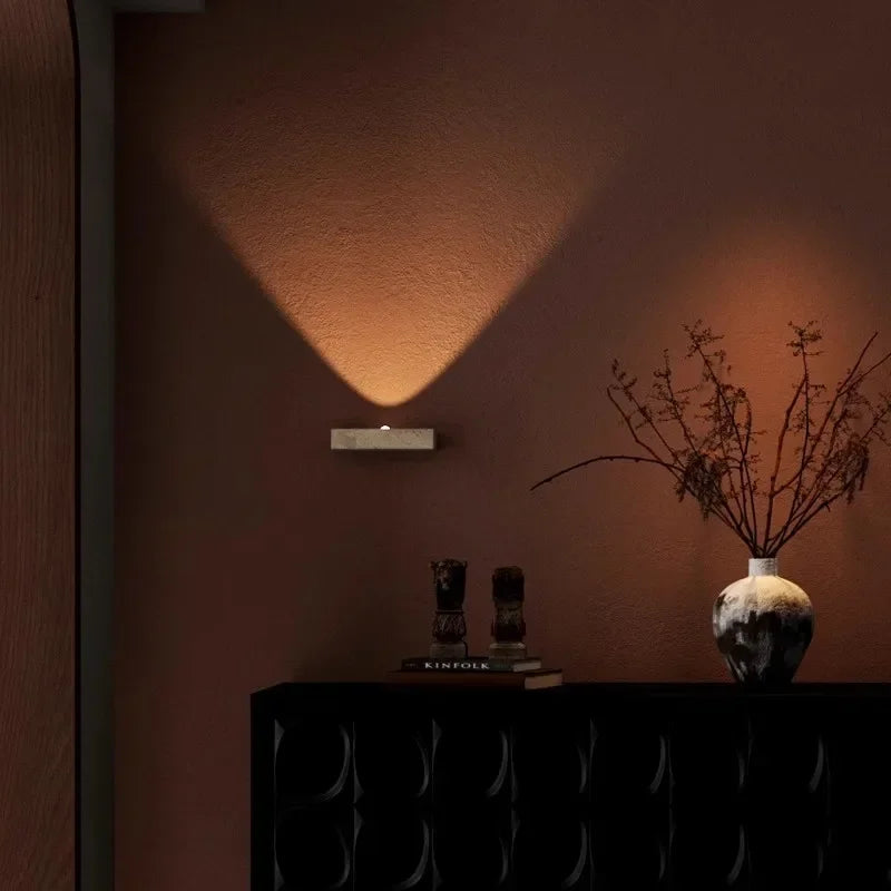 Soren Travertine Wall Sconce