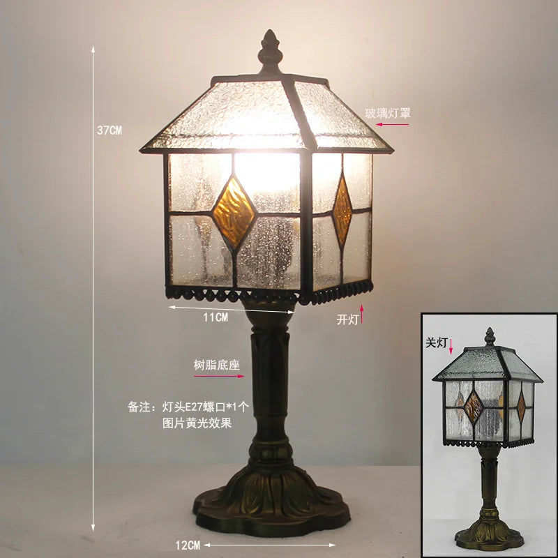 Rosalie Stained Glass Table Lamp