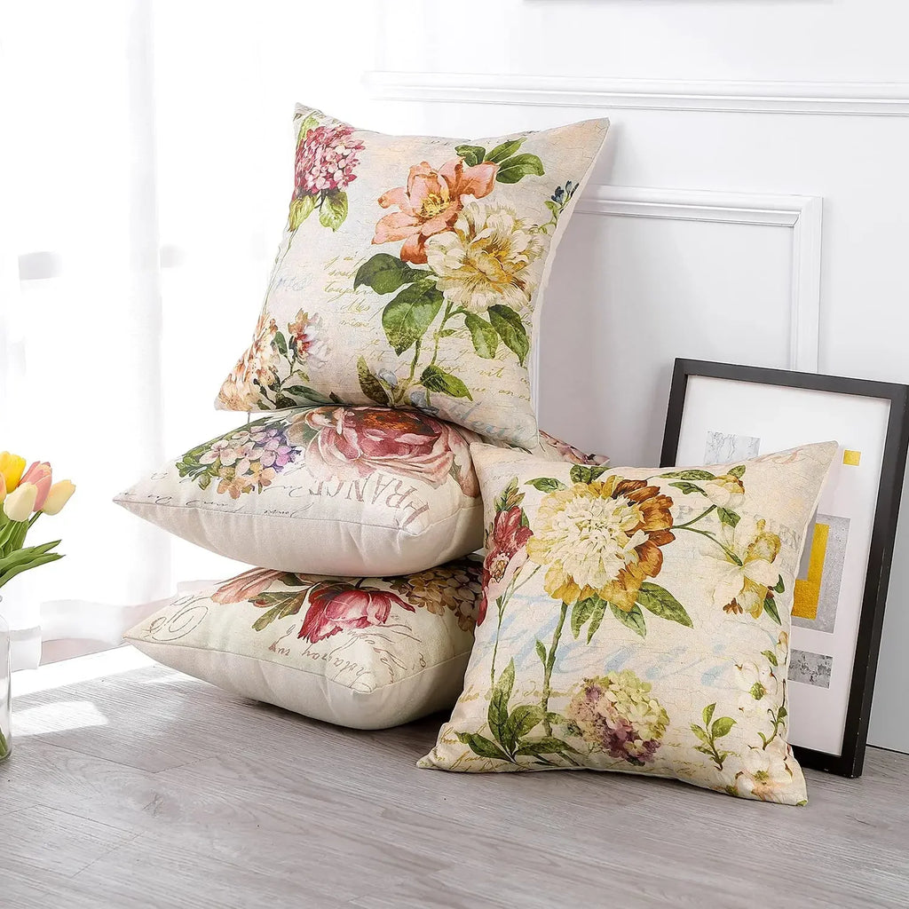 Posy Vintage Floral Cushion Cover