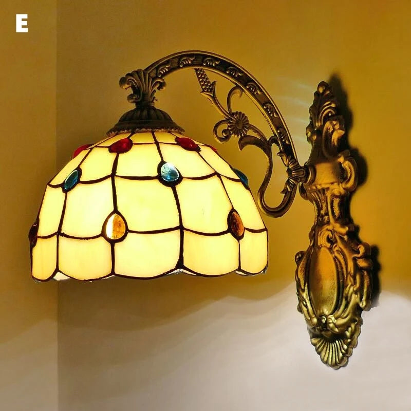 Odette Stained Glass Wall Sconce