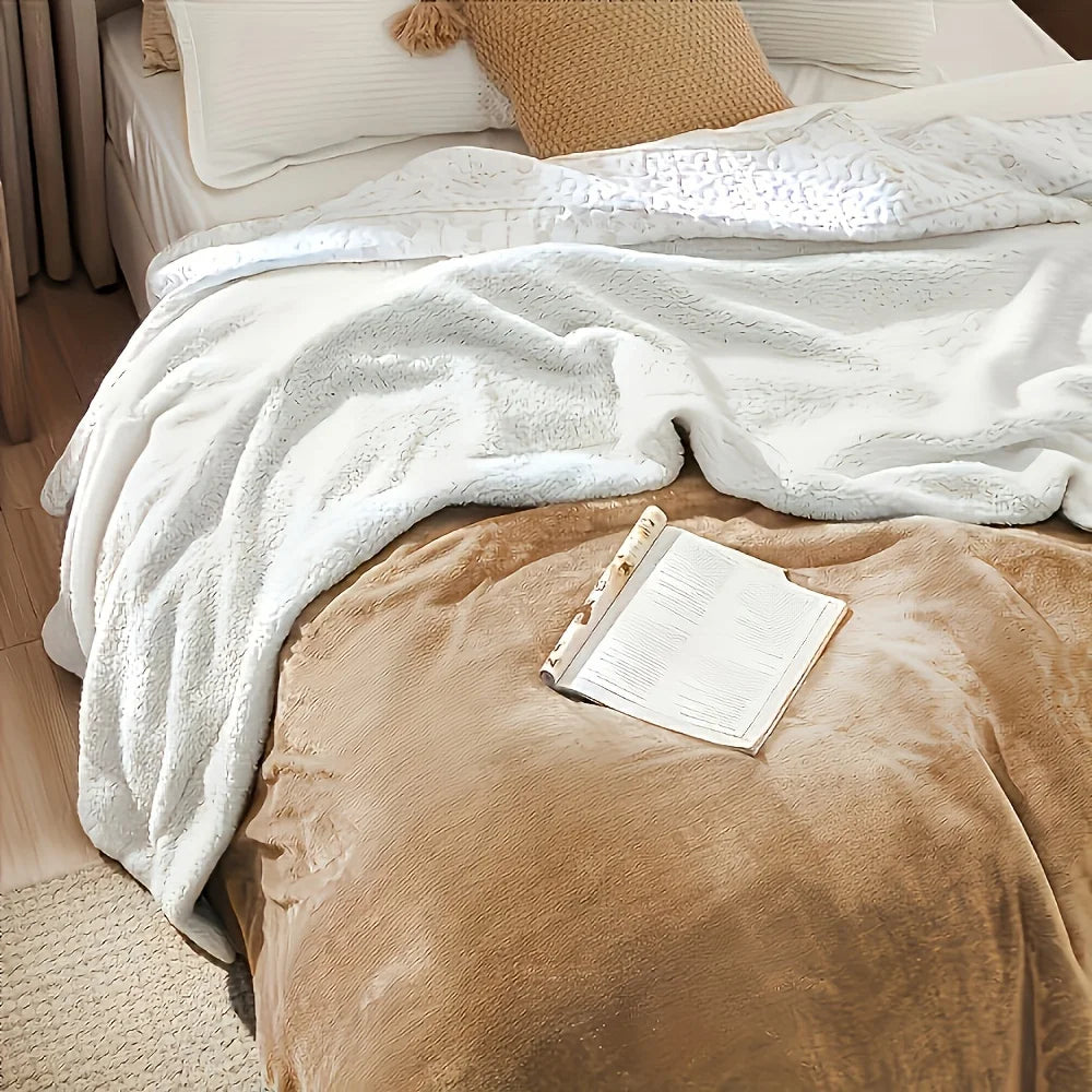 Avery Reversible Sherpa Throw