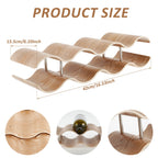 Vino Solid Wood Wine Display Rack