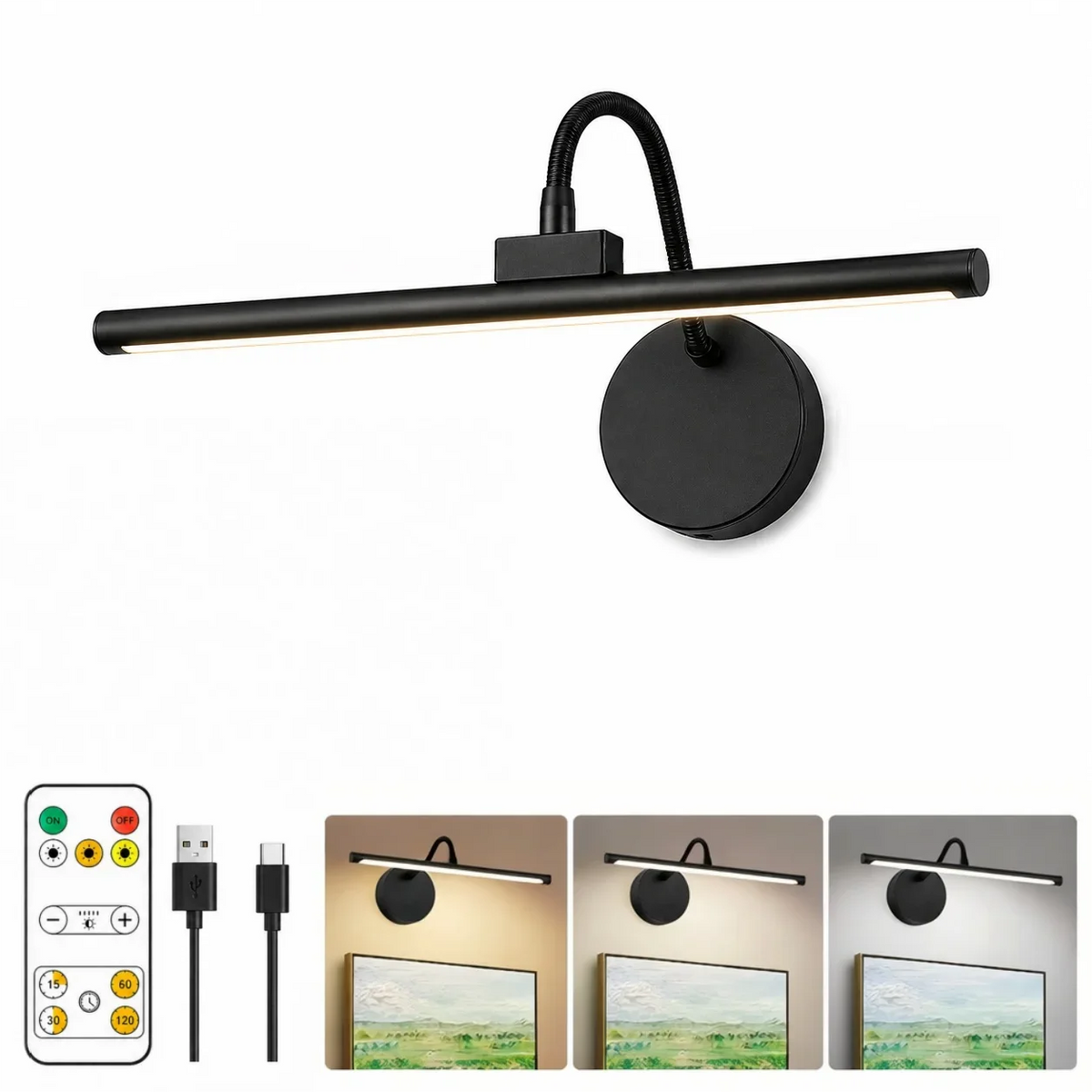 Dorian Rechargeable Picture Light