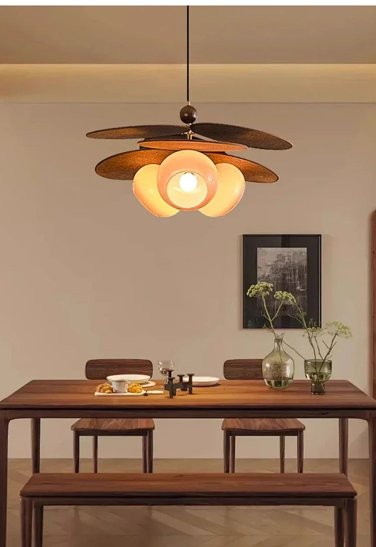 Solene Handwoven Rattan Pendant