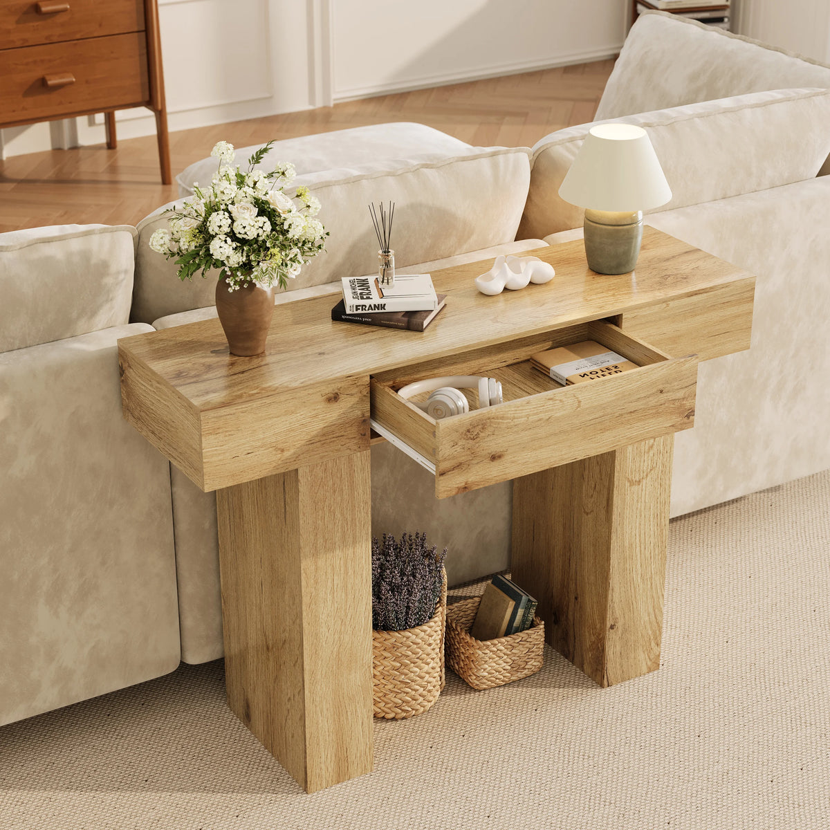 Hadley 47-Inch Drawer Console