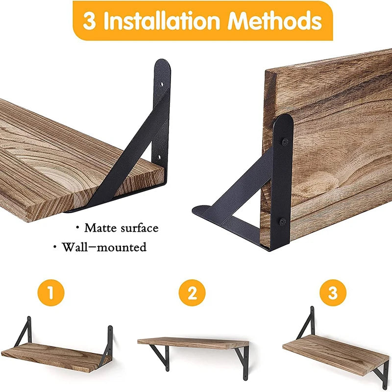 Perry Wooden Floating Shelves