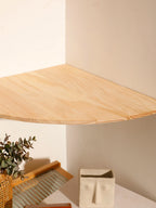 Wren Scalloped Floating Corner Shelf