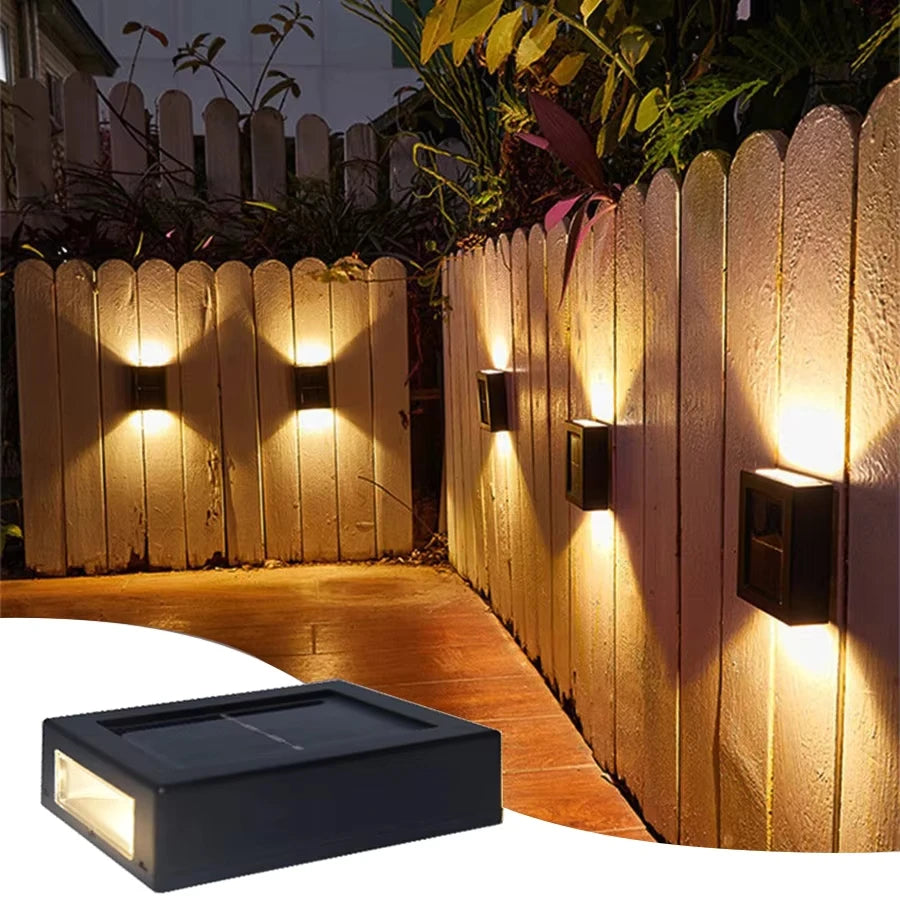 Solar Up & Down Wall Light — product detail view 1
