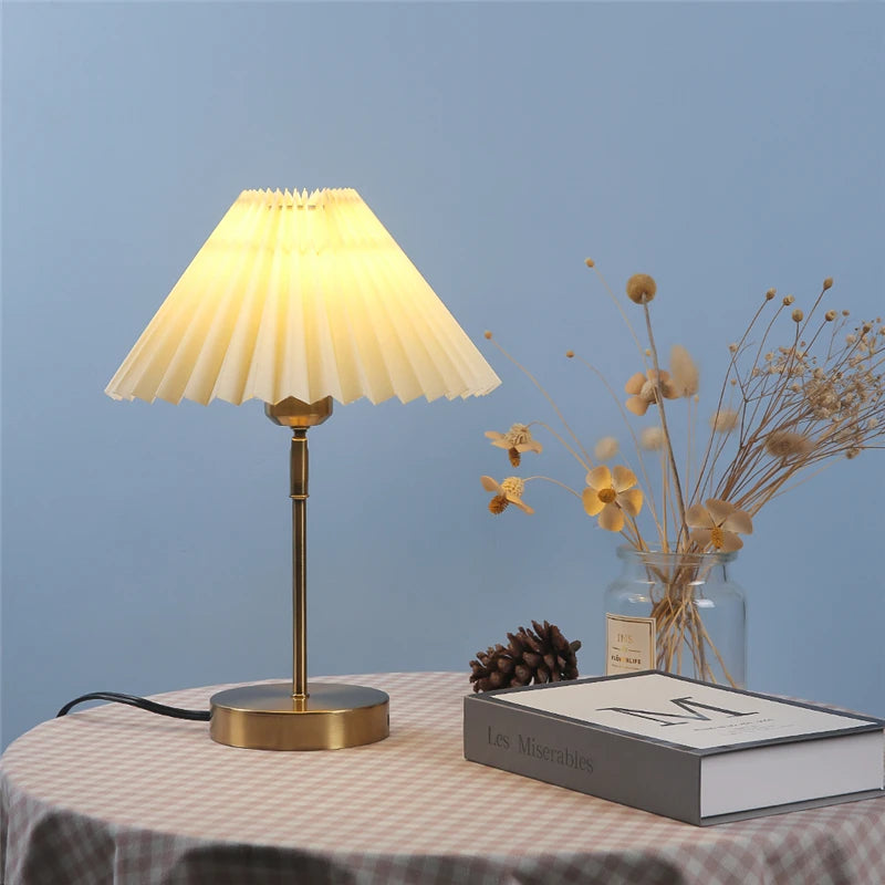 Aster Pleated Umbrella Floor Lamp