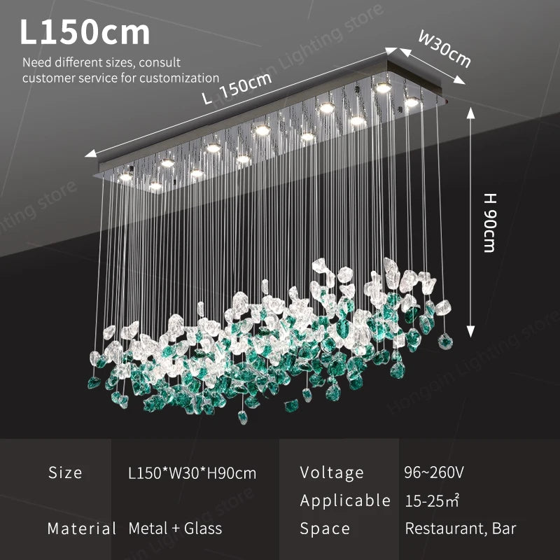Halo Glass Chandelier