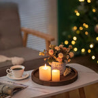 Rowan Round Wood Display Tray