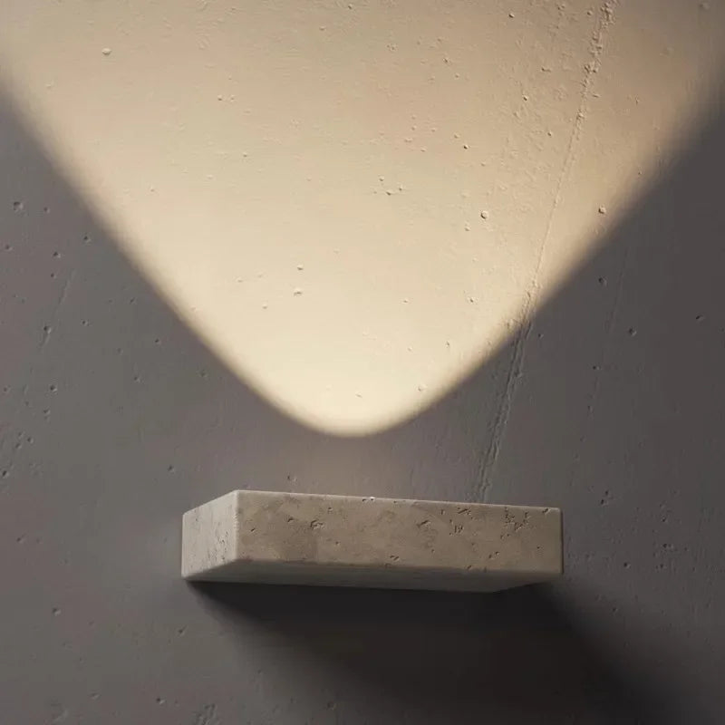 Soren Travertine Wall Sconce