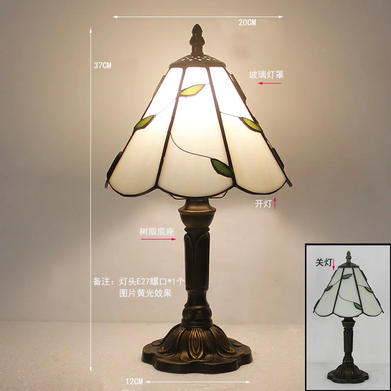 Rosalie Stained Glass Table Lamp