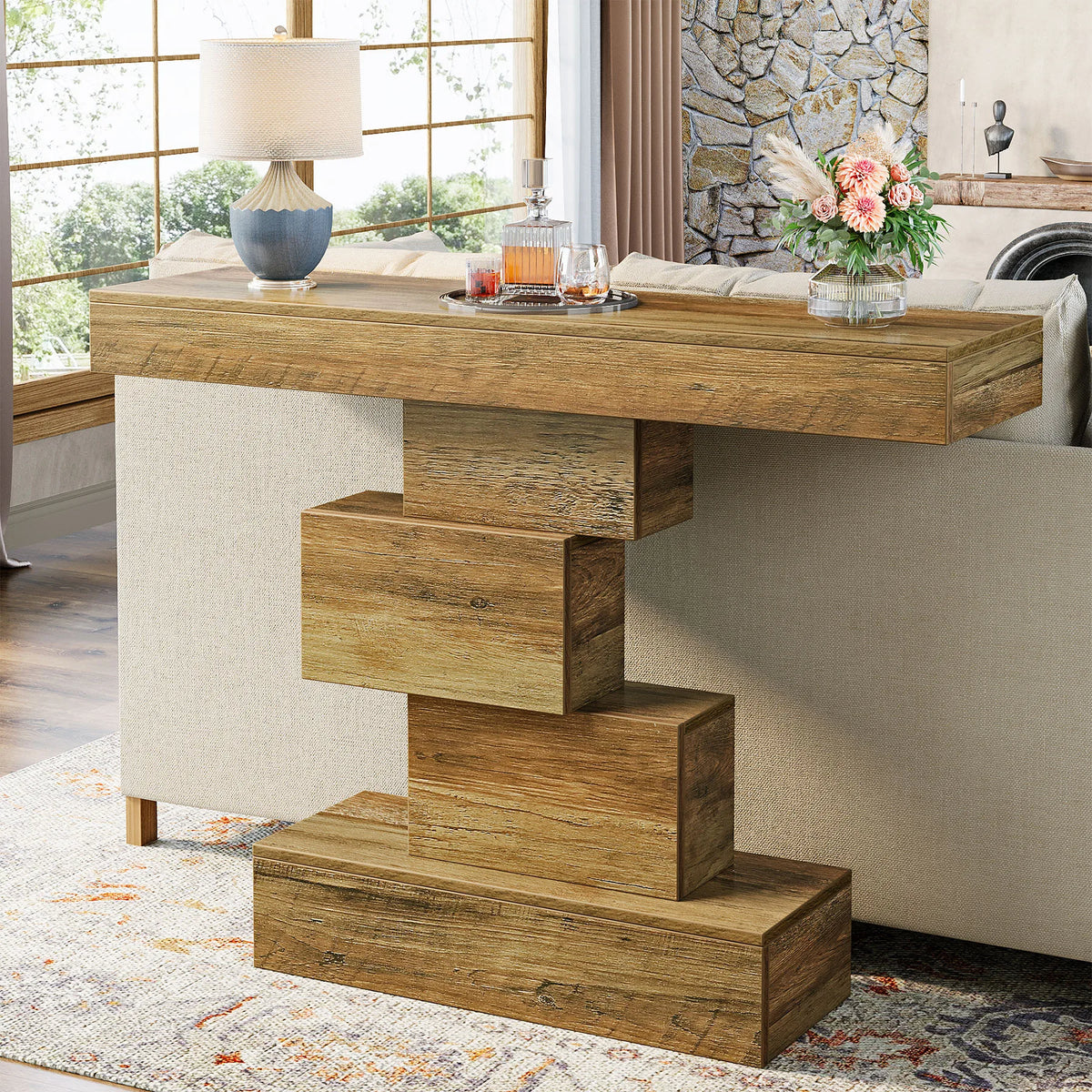 Willa Geometric Entryway Console