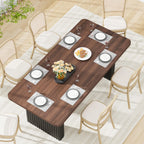 Rowan 71-Inch Fluted-Leg Dining Table