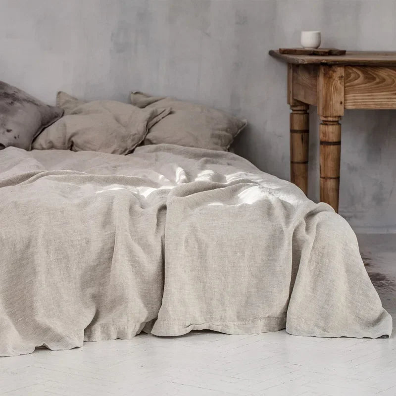 Soren Washed Flax-Linen Sheet Set