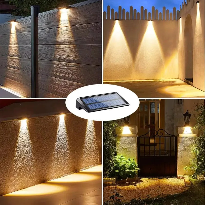 Solar Fence Light Set — product detail view 6
