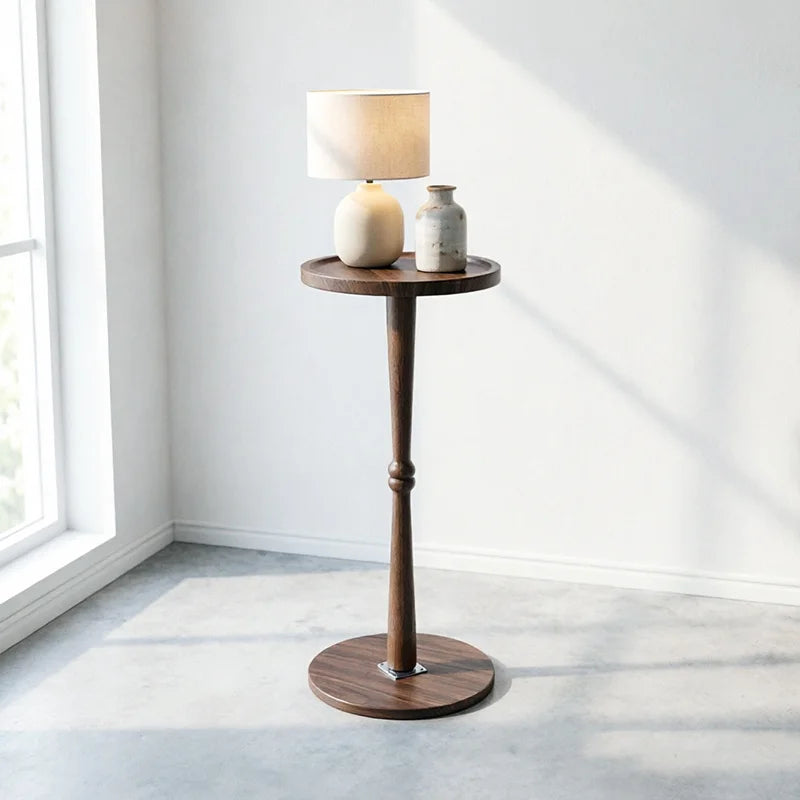 Alden Pedestal Side Table