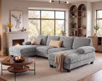 Monroe U-Shaped Convertible Sectional