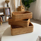 Reed Handwoven Rattan Organizer