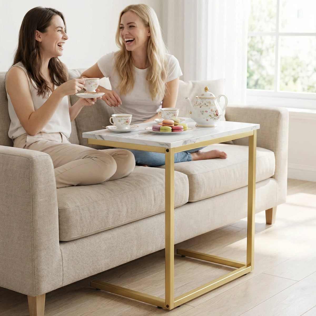 Kit C-Shaped Sofa Side Table