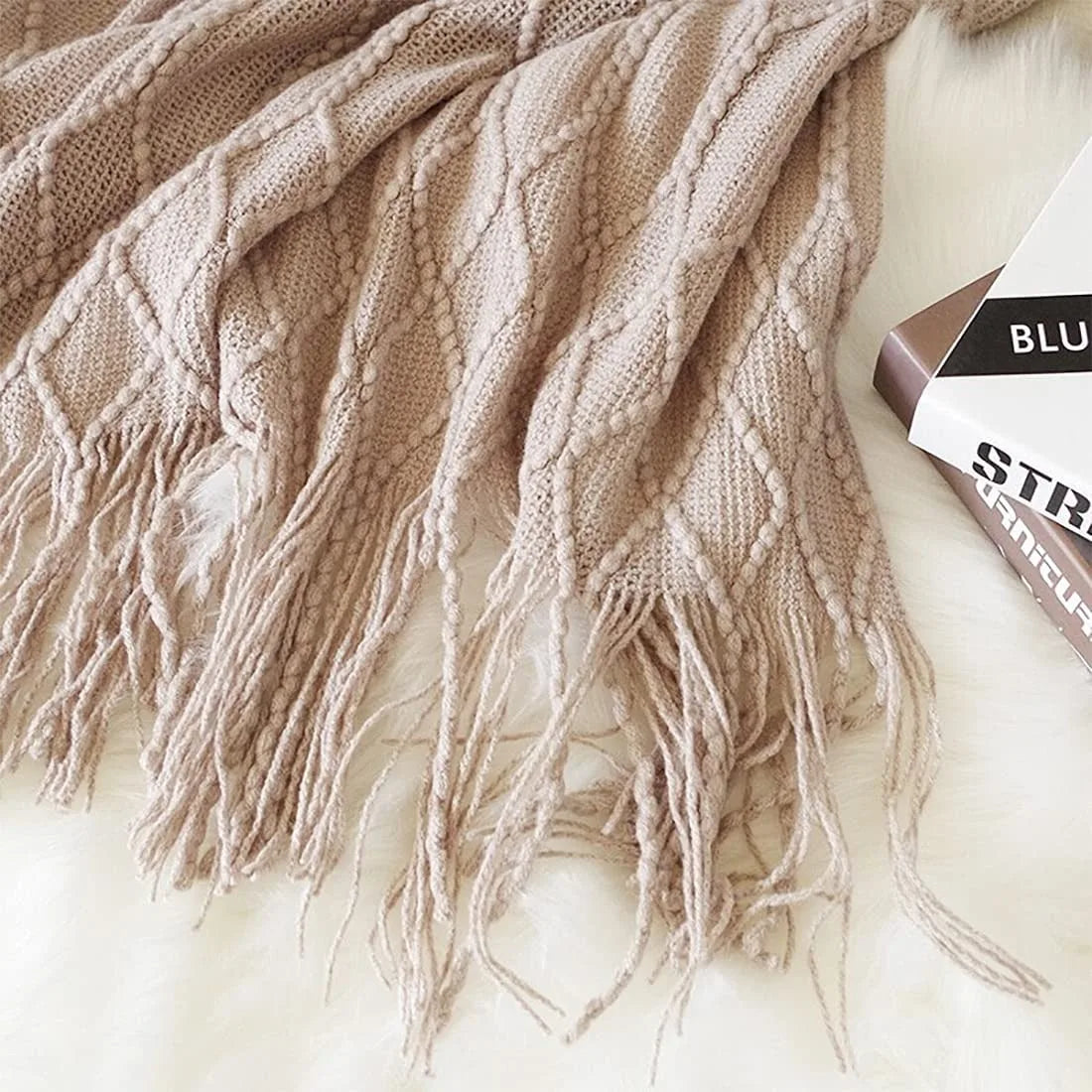 Freya Nordic Tassel Throw