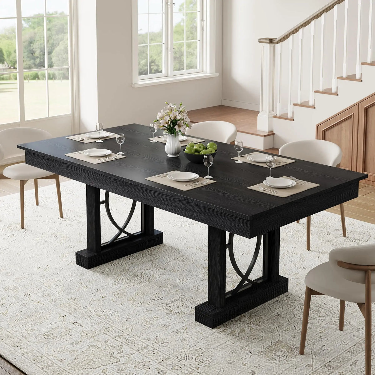 Hollis 71-Inch Storage Dining Table