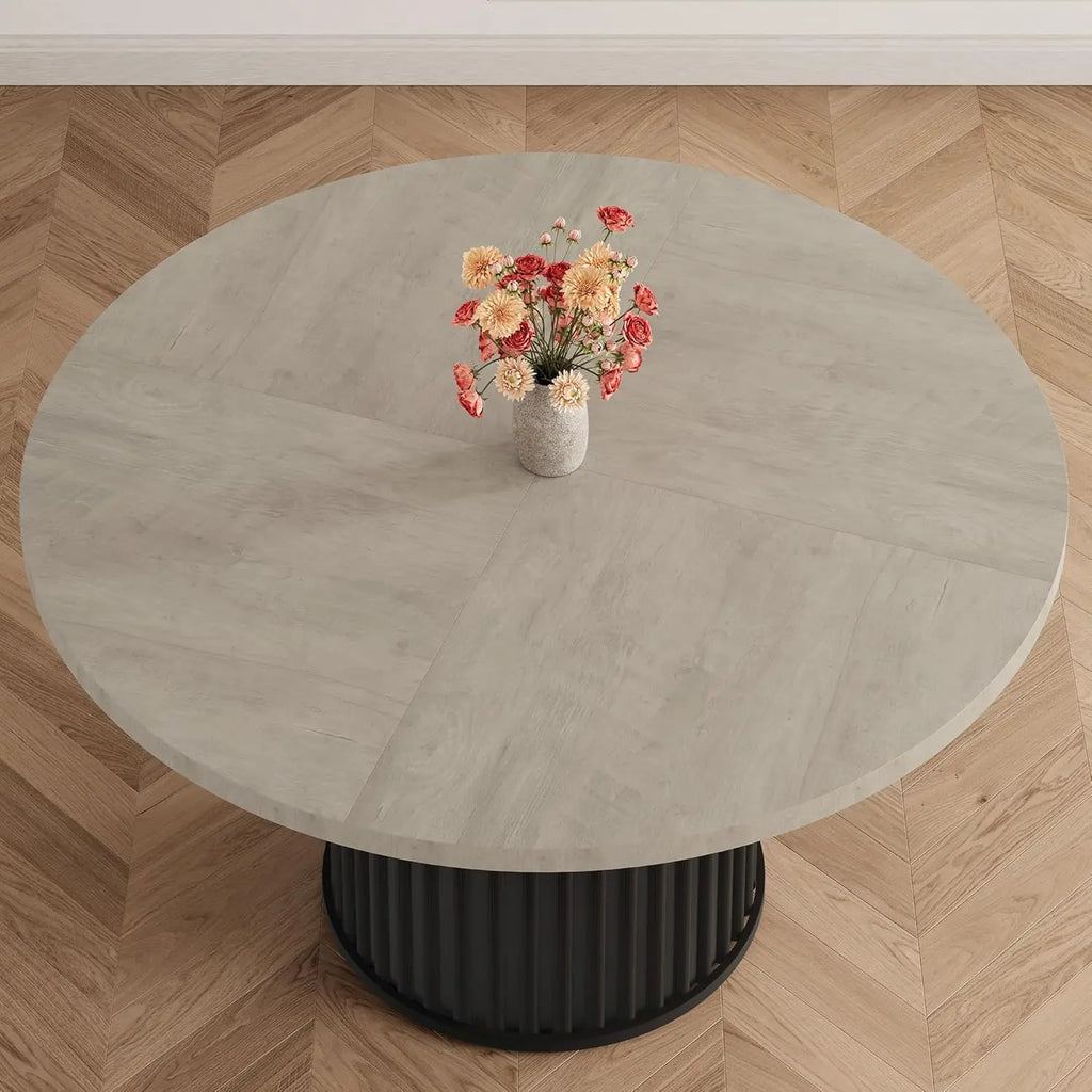 Greer 47-Inch Round Pedestal Dining Table