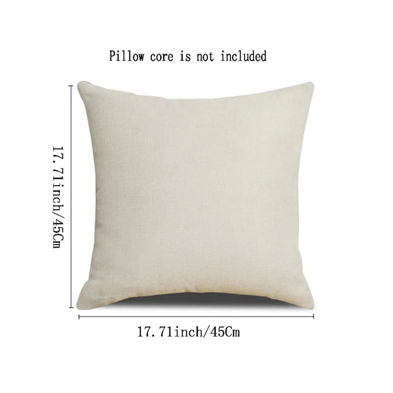 Meadow Botanical Linen Pillow Cover
