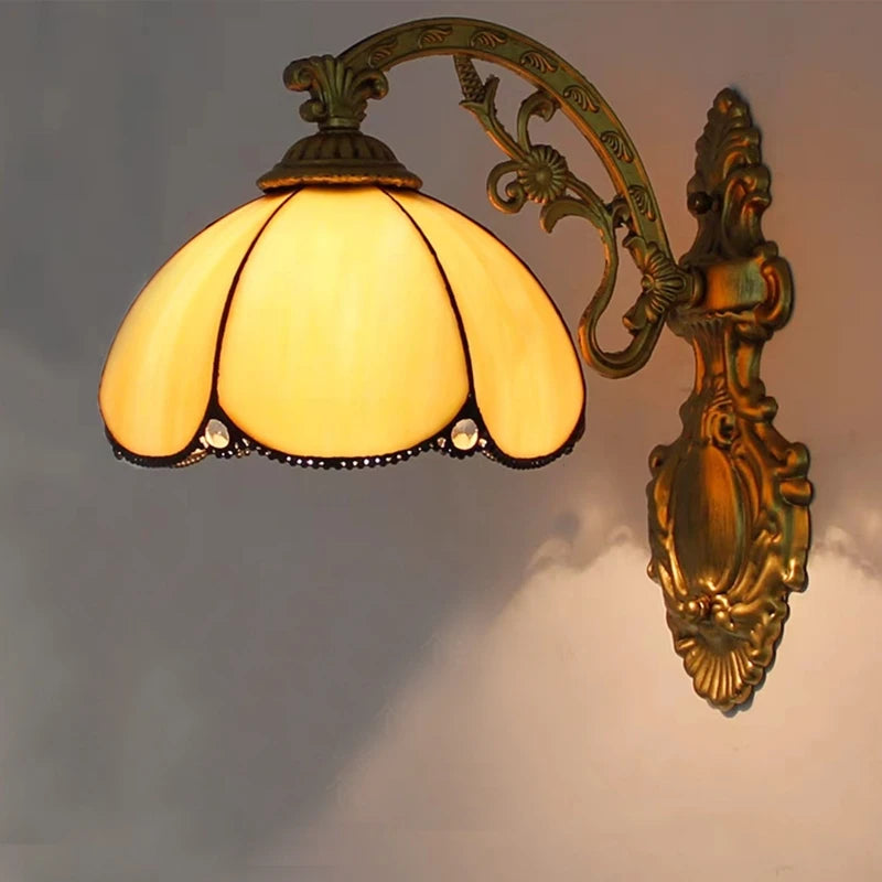 Odette Stained Glass Wall Sconce
