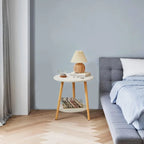 Tobin Two-Tier Wooden Side Table